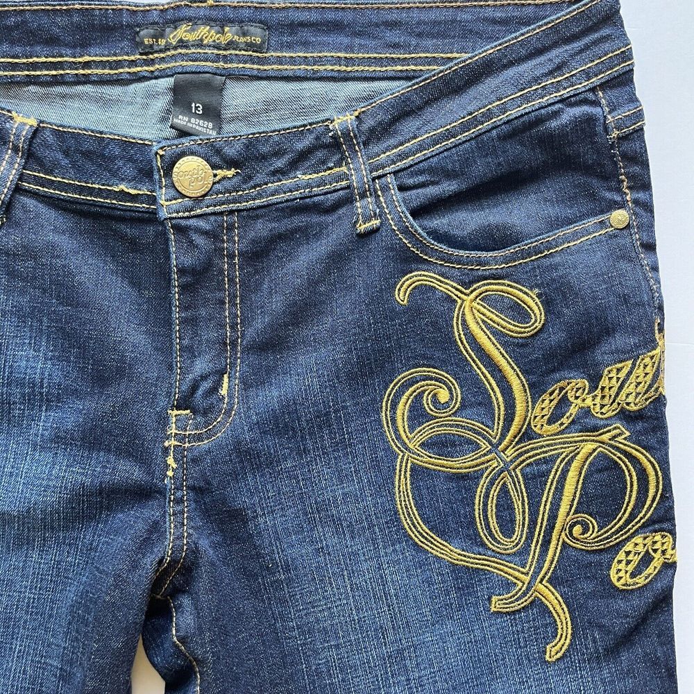 Southpole Embroidered‎ Blue Jeans Womens 13